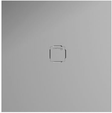 Plato de ducha cuadrado 90 x 90 cm suave efecto mármol HARMONY hormigón