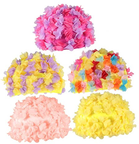 Hemobllo 1 Pz Design Cappellino Piscina Traspirante e Accessorio per Nuotatrici e Ragazze