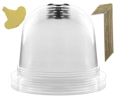 Wegiwuca Cloche de jardin en forme de dôme pour plantes - Protection contre l'humidité - Réutilisable - Cloches en verre