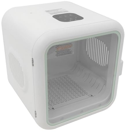 Secador portátil para gatos de 62 L, 800 W, 22-45 °C, 35 dB, con diseño ajustable de 10 a 180 min, ideal para gatos y perros pequeños