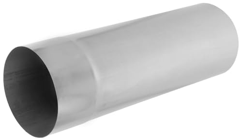 DECOMELODY Conduit de Cheminée en Acier Inoxydable 30 CM Épais pour Poêle à Bois – Tube Droit pour Poêle Kit Conduit de Cheminée Compatible Chauffage Rural Évacuation des Fumées