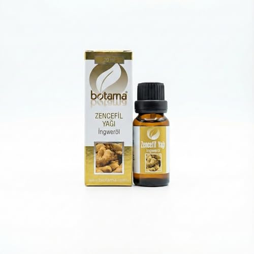 Ingweröl 20 ml – Natürliches Zencefil Yagi mit Warm-Würzigem Aroma – Ideal für Aromatherapie, Diffusor, Massage & DIY-Kosmetik – Ohne Zusätze