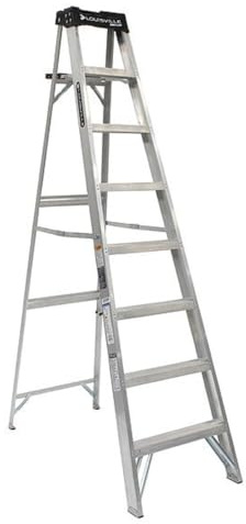 Louisville Ladder 8-Foot Aluminum Step Ladder, 300-Pound Load Capacity, Type IA, AS3008