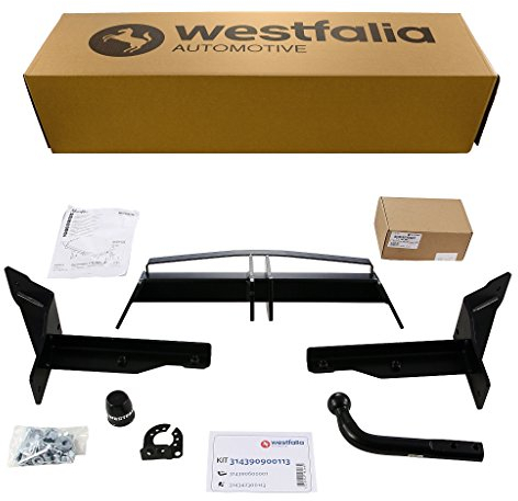 Westfalia starre Anhängerkupplung für Opel Insignia Sports Tourer (BJ 08/2009-05/2017) - im Set mit 13-pol. fzg.-spez. Westfalia Elektrosatz