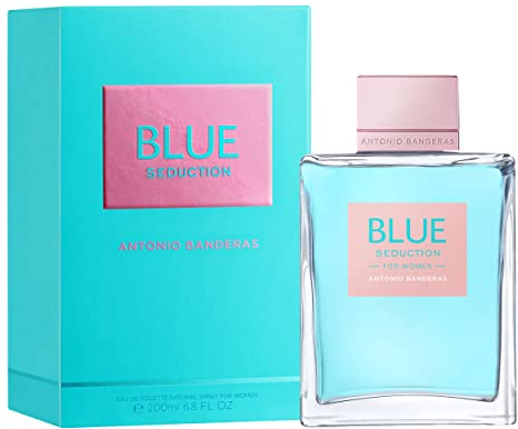 Banderas Perfumes – Blue Seduction Woman – Eau de Toilette Spray für Frauen, Blumiger und Aquatischer Duft – 200 ml