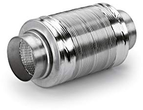 NABER Schalldämpfer 125 / Aluminium / 125er Rundkanal (4033034)