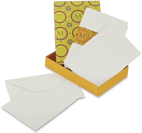 Fabriano Medioevalis Cards & Envelopes Set, 20/Pkg., 4.5 x 6.75