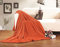 Elegant Comfort Luxus Decke Full/Queen Orange