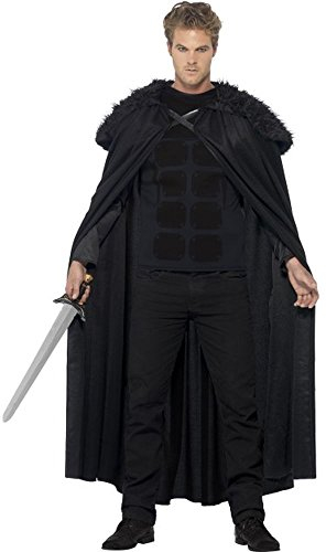 Smiffys Finsterer Barbar Kostüm, mit Top und Cape