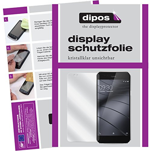 dipos I 6X Schutzfolie klar kompatibel mit Gigaset ME Pro Folie Displayschutzfolie (3X Vorder- & 3X Rückseite)