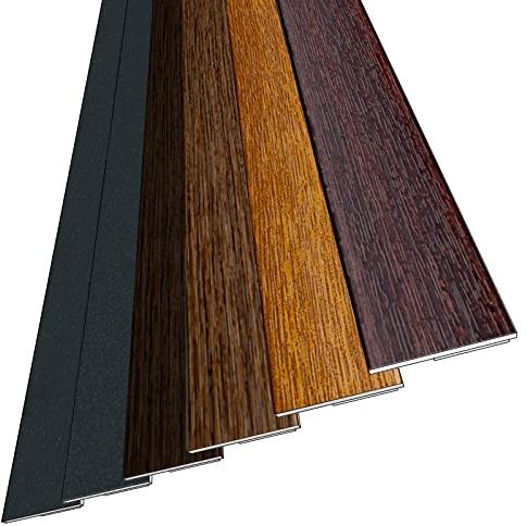 1x 6m Fensterleiste Flachleiste Abdeckleiste 30mm Höhe - Made in Germany - 1 m bis 60 m (OHNE LIPPE) Fensterleisten Flachleisten in grau, anthrazit, braun, dunkelbraun, golden-oak