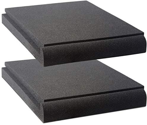 Vocalbeat Studio-Monitor Isolation Pads – geeignet für 16,5 cm 20,3 Lautsprecher hochdichter Akustikschaum signifikante Klangverbesserung verhindert Vibrationen und passt auf die meisten Ständer 2