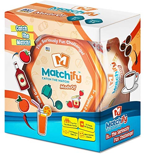 PIKYKWIKY Matchify Kartenspiel | Die ernsthaft lustige Herausforderung für Familien, Kinder und Freunde, Reiseparty-Kartenspiel (Hergestelltvon)