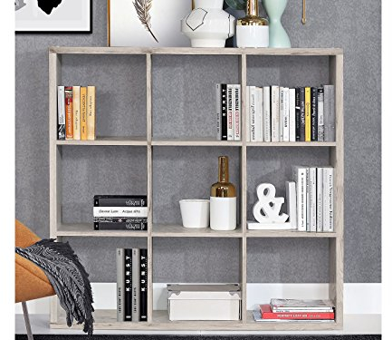 möbelando Regal Würfelregal Bücherregal Raumteiler Dekoregal Standregal Wellington III Sandeiche