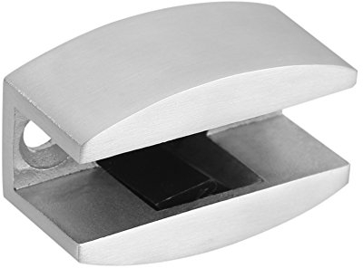 Fdit 304 in Acciaio Inox Piano Inferiore Guida Sostituzione Pavimento fermaporta Nuovo Senza Telaio per Porta Scorrevole in Vetro