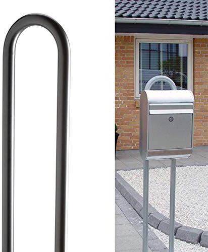 Allux Ständer 1007 S Briefkasten, Schwarz, One Size
