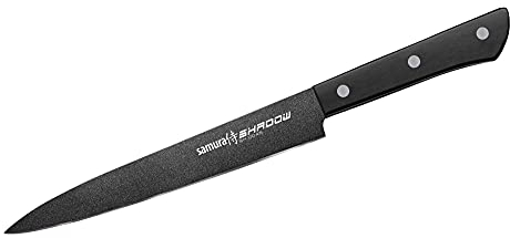 SAMURA Shadow Couteau à jambon professionnel japonais 196 mm