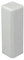 Trevendo Lot de 4 barres d'angle d'angle d'angle d'angle d'angle en bois véritable laqué blanc (22 x 22 x 65 mm (E3))