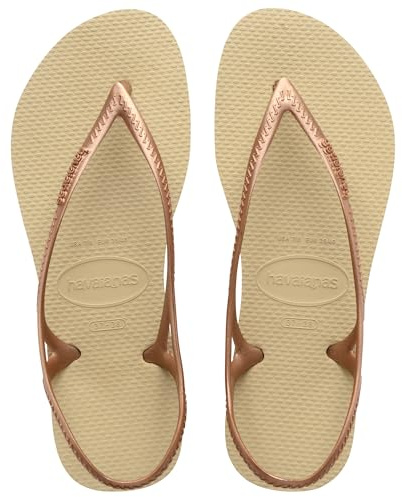 Havaianas - Sunny II, Sandales Confortables et Durables, avec Lanière de Fermeture au Talon, Apporte de la Stabilité, Fines Lanières, Femme
