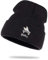 Adi Goku Strickmütze Vegeta Son Wollmütze Wintermütze Rollmütze Dragon Beanie Mütze Seemannsmütze Unisex Ball, Farbe:Schwarz