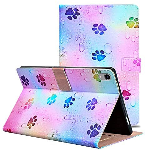 Succtopy Coque iPad Mini 6 Gen 2021 8.3, PU Cuir Cover Housse de Protection Tablette Standing Portefeuille Étui, Pieds Chat