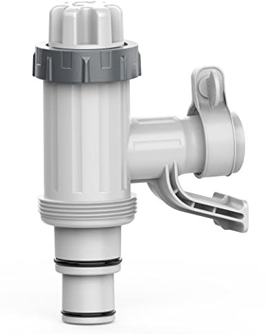 SUMMERBUDDY Valvola a stantuffo fuori terra con supporto per tubo della piscina Kit di ricambio per Intex