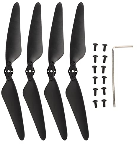RiToEasysports Drohnenpropeller, 2 Paar Propeller Quadcopter Ersatzteile Zubehör für SJRC F11S Drohne Schwarz Modellierungszubehör Modellspielzeug
