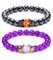 SIXDUTON King & Queen Krone Paararmbänder - Fernbeziehungs-Armbänder, Perlenarmbands für ihn und sie, Freundschaftsarmbänder