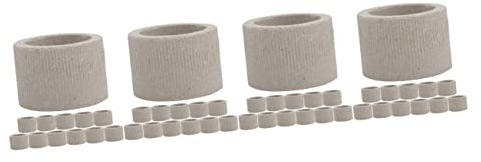 minkissy 48 Stück Wasserpflanzen Festring Wasserpflanzen Fixringe Live Rock Aquarium Felsen Keramik Wasser Gras Ringe Entengras Wasserpflanze Fester Halter Aquarium Keramik Keramikring