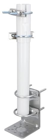 Support Mural Court Kit de Support de Toit pour Kit Internet Satellite, Support sur Poteau Compatible avec Parabole