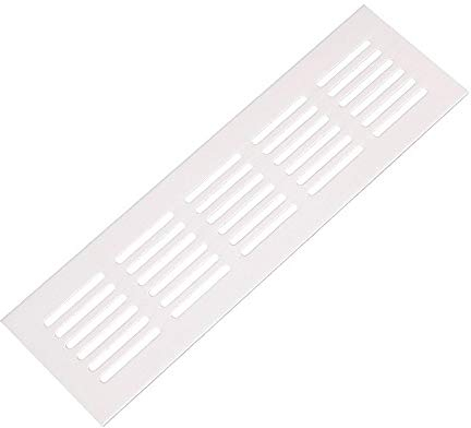 Grille Air Vent Cover,wall vent cover,Ventilation Holes,Width 1.97 In Multi-size Rectangular Aluminum Alloy Air Vent,Cabinet Breathable Ventilation Grills(Size:50x150mm) (Size : 50x450mm) (Size : 50x