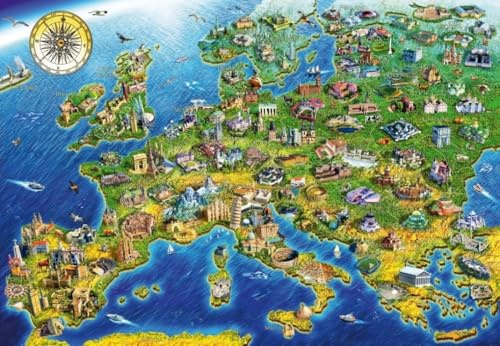 Puzzle 1000 Teile - European Landmarks