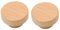 HDJNal 2PCS Round Shape Unfinished Cabinet Knobs -40mm Classic Natural Wooden Drawer Pulls,Decorative Antique Handles for Furniture, Kitchen, Dresser, Wardrobe, Door, Office