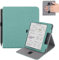 Vakarey per Kobo Libra Colour Cover con Portapenne,per Kobo Libra 2 Custodia con Cinturino da Polso,Verde