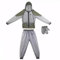 Anti -Moskito -Kleidung 1 Set Mückenanzug durchscheinend Anti -Mückenkleidung mit Reißverschluss - Jackehaube & Hosen & Handschuhe Mesh Clothing zum Schutz der Jagdfischer Männer Frauen xl xl xl