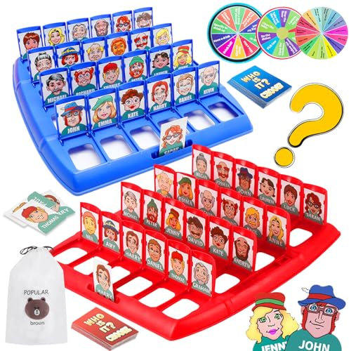 DOWNDRIFT Wer Ist Es Spiel,Wer Bin Ich Spiel,Brettspiel Wer Ist Es,Family Erraten Spiele,Wer ist es Lustiges Ratespiel Brettspiel,Wer Ist Es,Wer Bin Ich Spiel für Familien Freizeit & Partyspaß