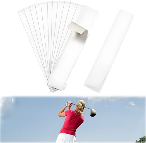 13Pcs Golf Grip Tape Double-Sided No Residual Adhesive Easy to Tear Replacing Handles Golf Clubs Grips Kit Easy Application for Better Regrip and Control of Most Sizes 25cm X 5cm (2 X 10)