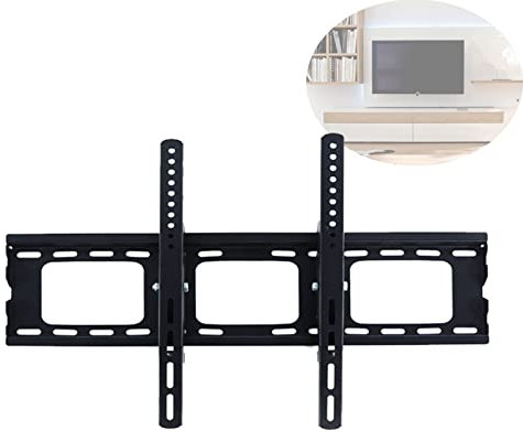 Smart Tv Wall Mount, Tilt TV Wall Mount Bracket Low Profile for Most 32-75 Inch Plasma Flat Curved Screen TVs, 15 Degrees Tilting for Anti-Glaring, Max VESA 600x400mm