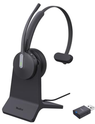 Yealink WH64 Hybrid Dual Teams Headset with Charging Stand