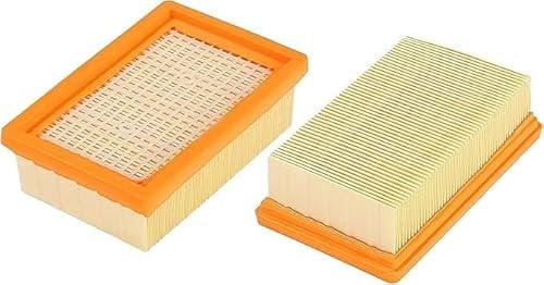 BRIOTA 2 Pcs Filter Replacement Parts for Karcher WD4, WD5, WD6, MV4, MV5, MV6, Wet & Dry Cleaner Filter for Karcher Vacuum Accessories