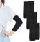 Lot de 3 paires de manchons de compression pour tatouage, avant-bras, protection UV, protection solaire, manchon de compression pour homme et femme, cyclisme, pêche (noir)
