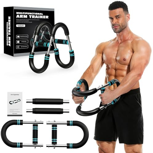 Twister Armtrainer für Männer - Verstellbare Brust Workout Ausrüstung für Home Gym, Muskelaufbau & Krafttraining für Arme, Brust (Blau Rot 20-110Ib zur Auswahl)