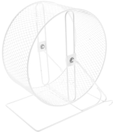DECOMELODY Pet Toy Running Wheel for Small Hamster Silent Metal Exercise Wheel for Mice Gerbil and Dwarf Hamster in Cage