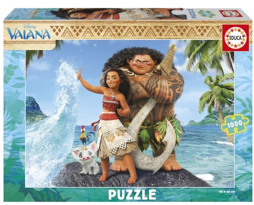 Educa - Moana 1000-Teile-Puzzle für Erwachsene | Maße: 68 x 48 cm | Ab 14 Jahren (20599)