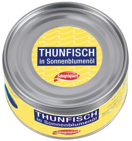 Saupiquet Thunfischstücke in Sonnenblumenöl, 8er Pack (8 x 185 g Dose)