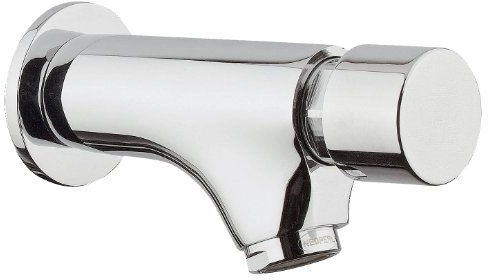 Auslaufventil mit Drückeröffner - chrom - 15 Sekunden