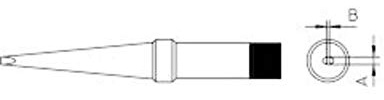 Weller 4PTL6-1 Lötspitze PT-Reihe Meißelförmig Lang, 2mm x 1mm, 310 °C