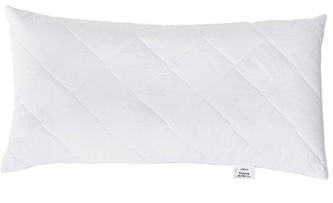 ZOLLNER Komfortables Kopfkissen - 40x80 cm - mit Reißverschluss – Individuell anpassbare Füllung aus Synthetikfasern - bis 95°C waschbar - Bezug aus Baumwollmischung - Hotelqualität
