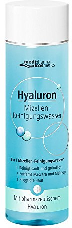 Hyaluron Mizellen-Reinigungswasser | Reinigt sanft und gründlich | Entfernt Make-Up | Pflegt die Haut | 20 ml