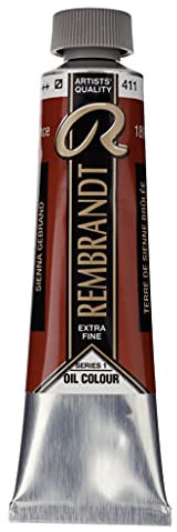 Rembrandt Oil Colour Tube 40 ml Terre de Sienne brûlée 411 (01054112)
